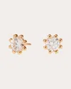 Oscar Massin Women's Lab Diamond & 18k Gold Medium Beaded Stud Earrings In Gold