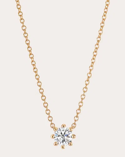 Oscar Massin Women's Lab Diamond & 18k Gold Small Beaded Pendant Necklace