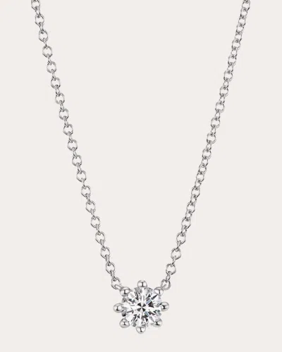 Oscar Massin Women's Lab Diamond & 18k White Gold Small Beaded Pendant Necklace 18k Gold In Metallic