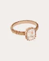 Oscar Massin Women's 18k Gold Lab-grown Diamond Filigree Ring In Gold