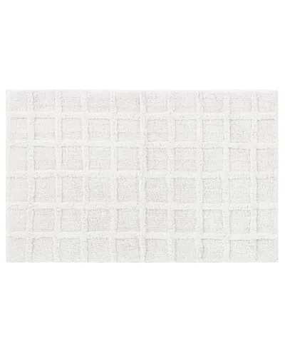 Oscar Oliver Cameron Bath Rug, 20" X 30" In White