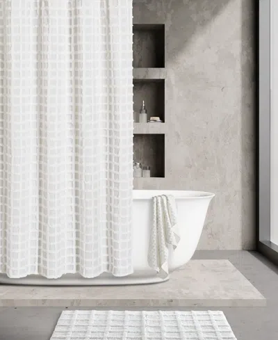 Oscar Oliver Cameron Shower Curtain Bedding In White