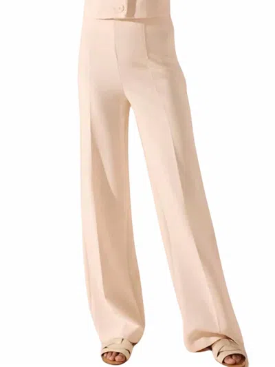 Oscar The Collection Amber Trousers In Shell Rose In Multi