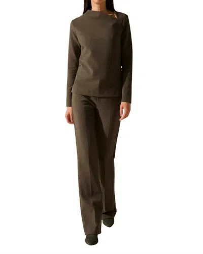 Oscar The Collection Avi Top In Smoked Green In Multi