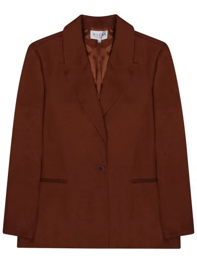 Oscar The Collection Opera Blazer In Brown