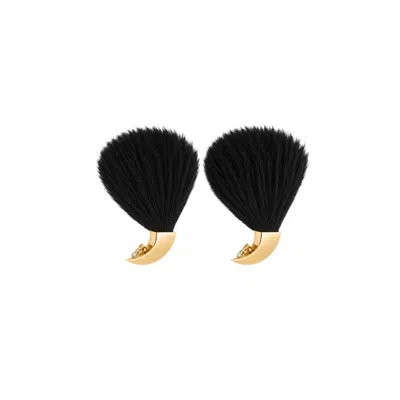 Oscarmorris Women's Amélie Black Earing