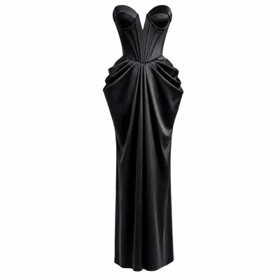 Oscarmorris Women's Belle Black Dress