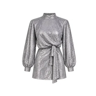 Oscarmorris Women's Betsy Silver Dress