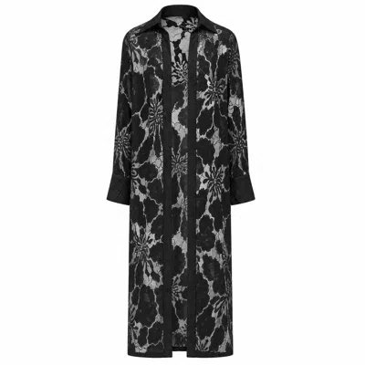 Oscarmorris Women's Black Serenite Noire Lace