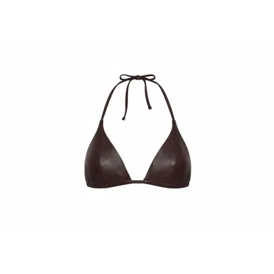 Oscarmorris Women's Brown Chic Top