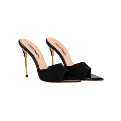 Oscarmorris Women's Carrie Suede Black