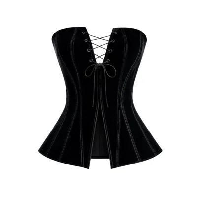 Oscarmorris Women's Corsage Black