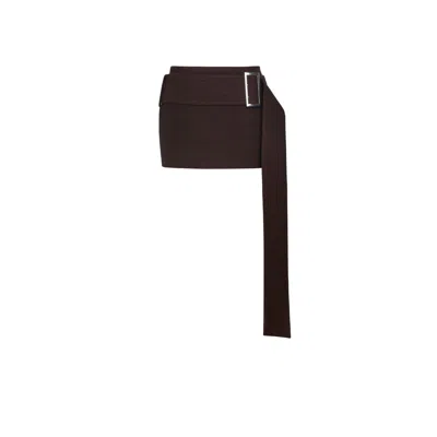Oscarmorris Women's Diana Brown Skirt