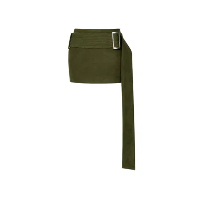 Oscarmorris Women's Diana Green Skirt