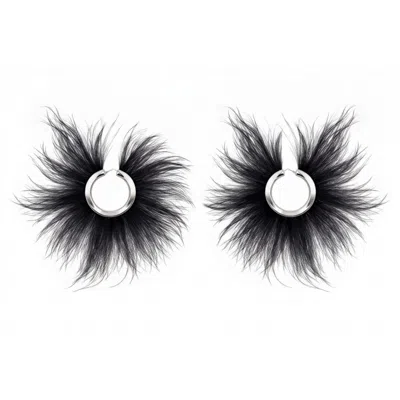 Oscarmorris Women's Diva Black Earing