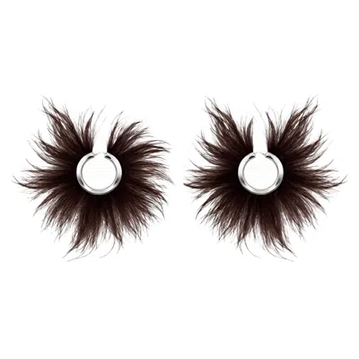Oscarmorris Women's Diva Brown Earing