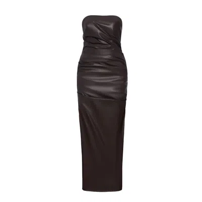 Oscarmorris Women's Elle Brown Midi