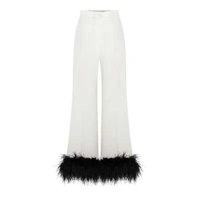Oscarmorris Women's Fancy Trousers In White