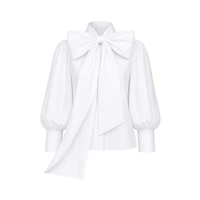 Oscarmorris Women's Geste White Shirt