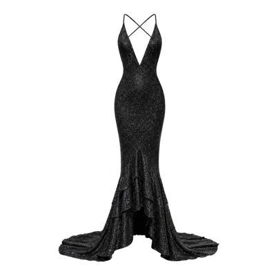 Oscarmorris Women's Gold Valse Glitter