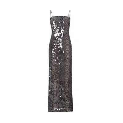 Oscarmorris Women's Lola Leopard Dress