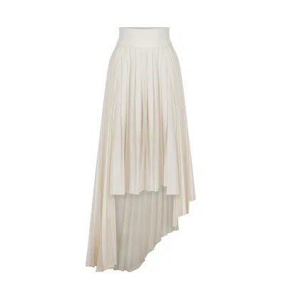 Oscarmorris Women's White Marilyn Skirt