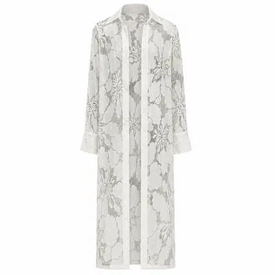 Oscarmorris Women's White Serenite Blanche Lace
