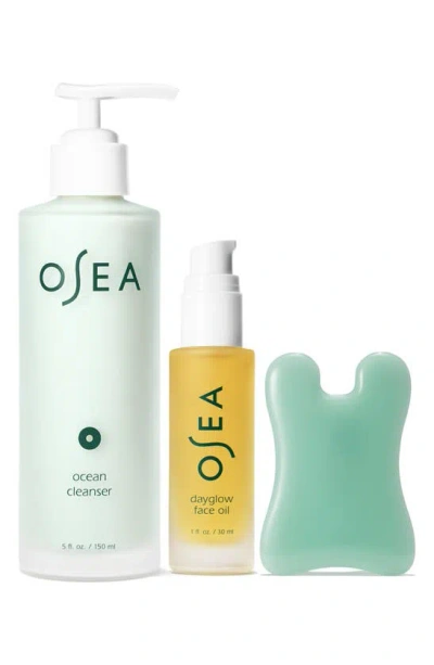 Osea Glow & Go Skin Care Set (limited Edition) $138 Value In White