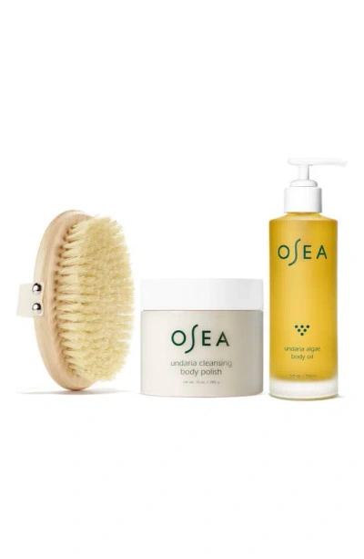 Osea Golden Glow Body Care Set (limited Edition) $128 Value In White