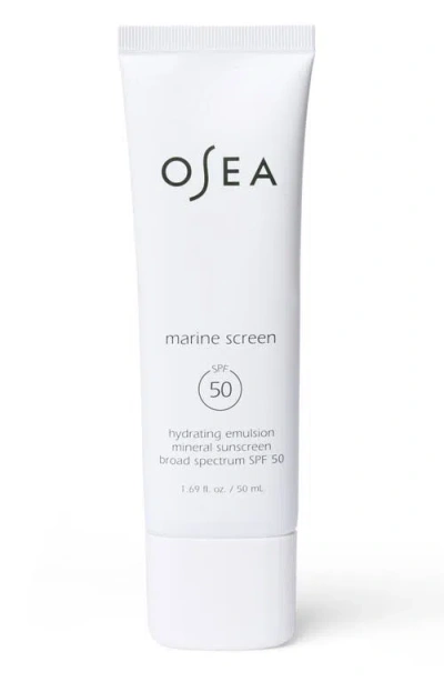 Osea Marine Sreen Spf 50 Mineral Sunscreen In Transparent