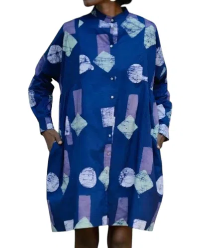 Osei-duro Press Dress In Location Print