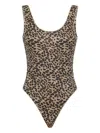 Oseree Oséree Animalier Lumier Sporty Maillot One-piece Swimsuit In Multi