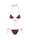 Oseree Aubergine Lumiere Microkini In Purple