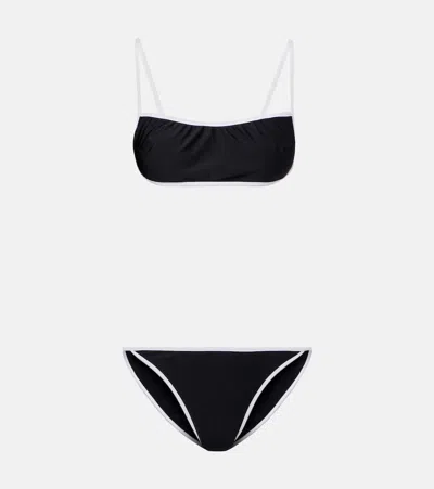 Oseree Bandeau Bikini In Black
