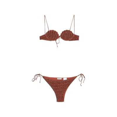Oseree Beachwear In Brown