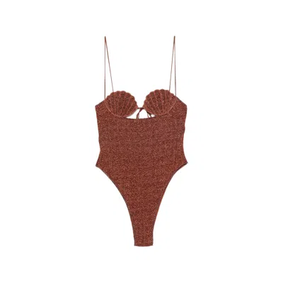 Oseree Beachwear In Brown