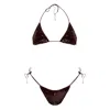 Oseree Beachwear In Burgundy