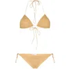 Oseree Oséree Glitter Bikini In Gold