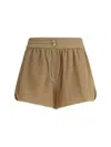 Oseree Oséree Bermuda Shorts In Gold