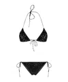 Oseree Sequin-embellished Triangle Bikini In White