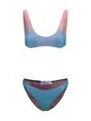 Oseree Blue Polyamide Bikini In Blue