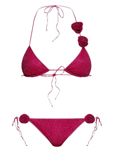 OSEREE OSÉREE BIKINI SET WITH APPLIQUE