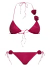 Oseree Oséree Bikini Set With Applique In Purple