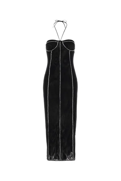 OSEREE BLACK GEM MIDI DRESS