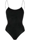 OSEREE BLACK LUMIERE MAILLOT ONE-PIECE SWIMSUIT