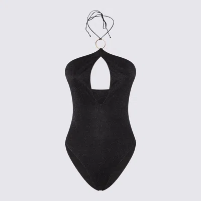 Oseree Oséree Black Lumiere Ring Maillot One Piece Swimwear