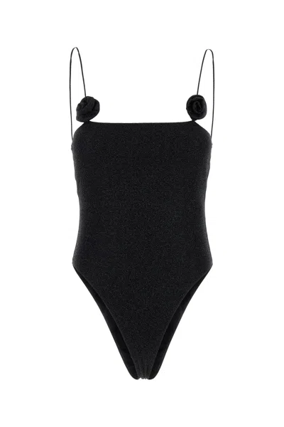 OSEREE COSTUME INTERO IN MISTO NYLON NERO DONNA