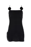 Oseree Oséree Lumière Floral-appliqué Minidress