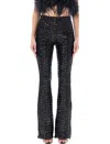OSEREE BLACK SEQUIN PANTS FOR WOMEN