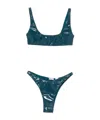 Oseree Blue Bikini Set In Blue